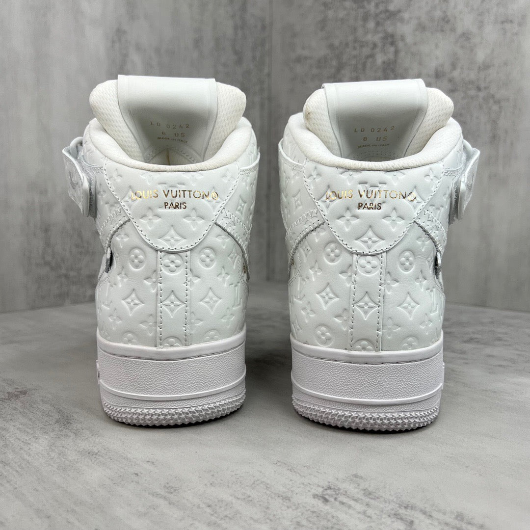 Louis Vuitton X Nike Air Force White