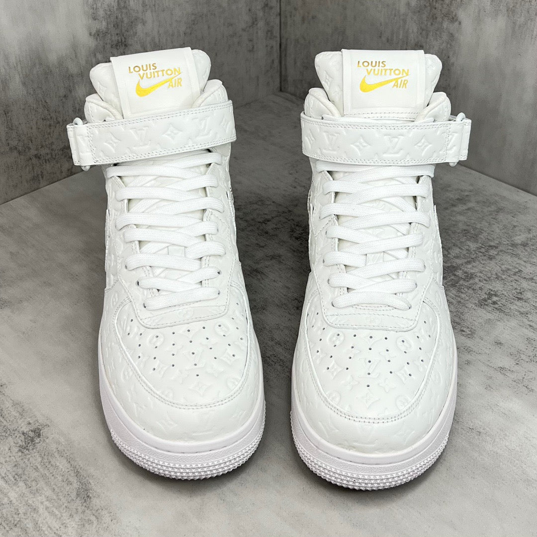 Louis Vuitton X Nike Air Force White