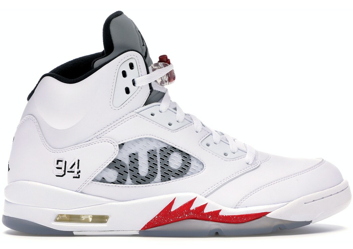 AIR JORDAN 5 X SUPREME “WHITE”