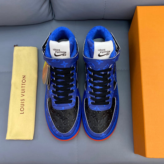 Louis Vuitton X Nike Air Force Blue