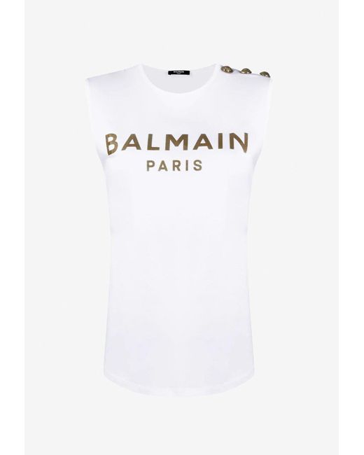 BALMAIN - WOMEN'S LOGO T SHIRT