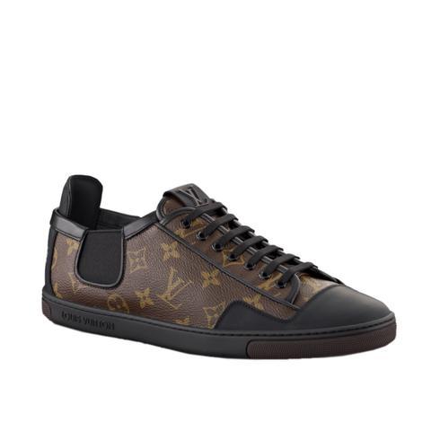 Louis Vuitton Brown Monogram Canvas And Leather Slalom